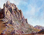 Tulove grede, Velebit mountain, oil, 16x20 (40x50 cm)