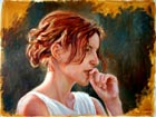 Amalija, oil, 12x16 (30x40 cm)