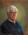 Msgr Josip �anti�, oil, 24x20 (60x50 cm)